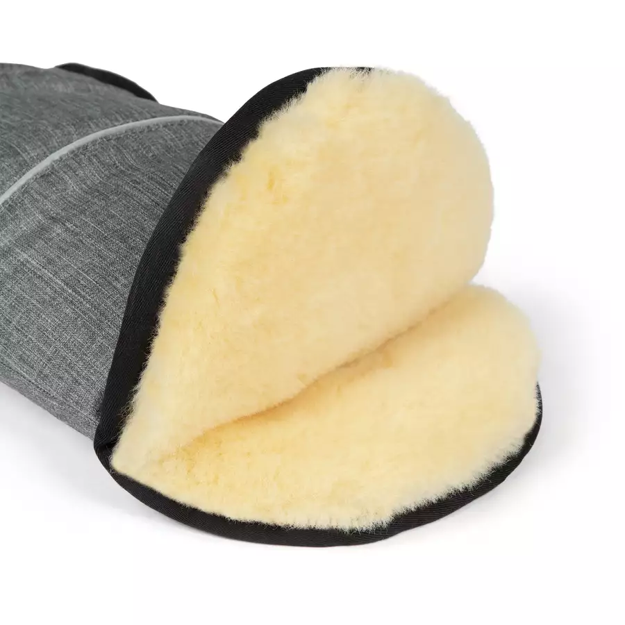 Werner Christ Baby Handwärmer GLOVY LUXE grau