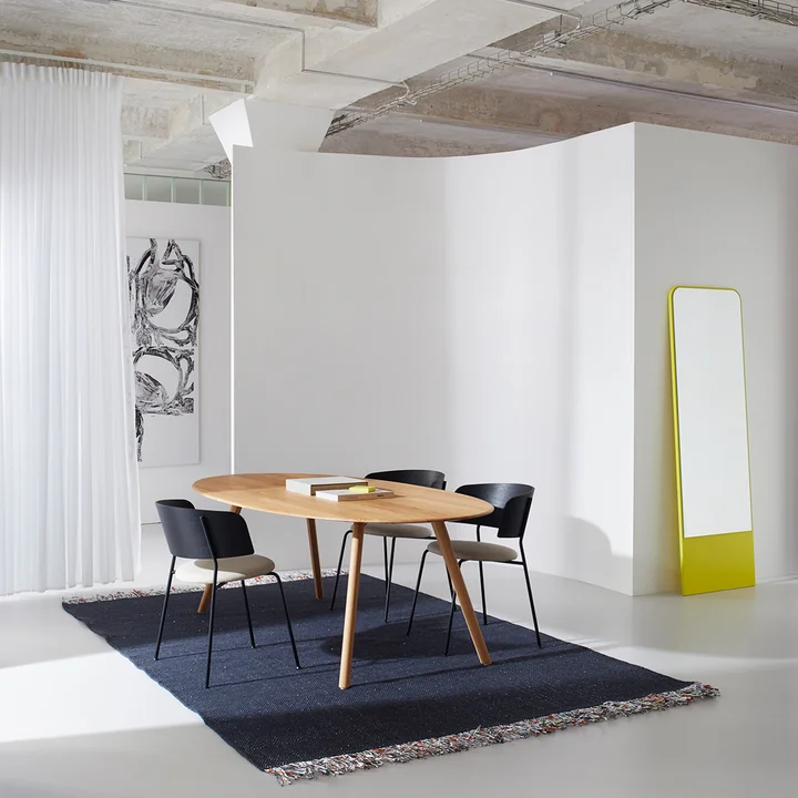 OUT Objekte unserer Tage - Meyer Tisch Rounded Large 200 x 92 cm, Eiche gewachst