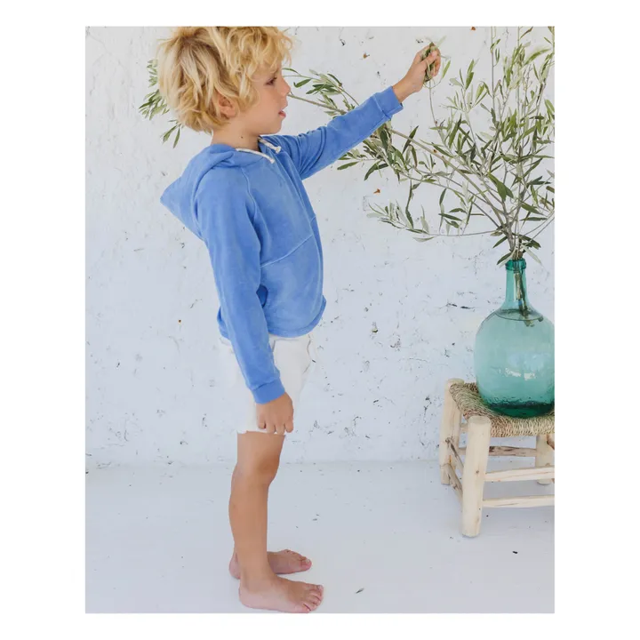 Búho Sweat à Capuche | Bleu