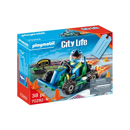 PLAYMOBIL® 70292 City Life Geschenkset Go Kart-Rennen