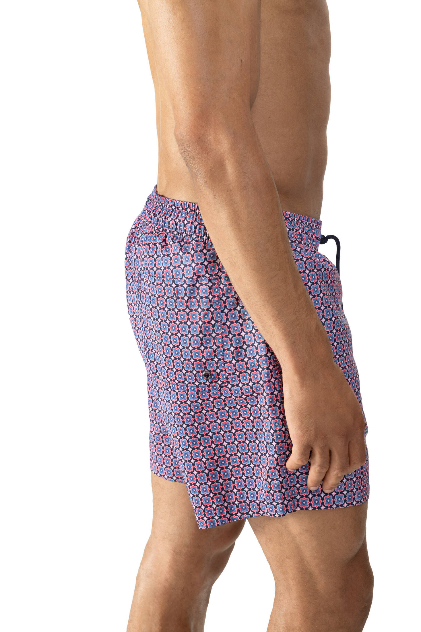 mey| Herren Badeshorts Serie Retro Print