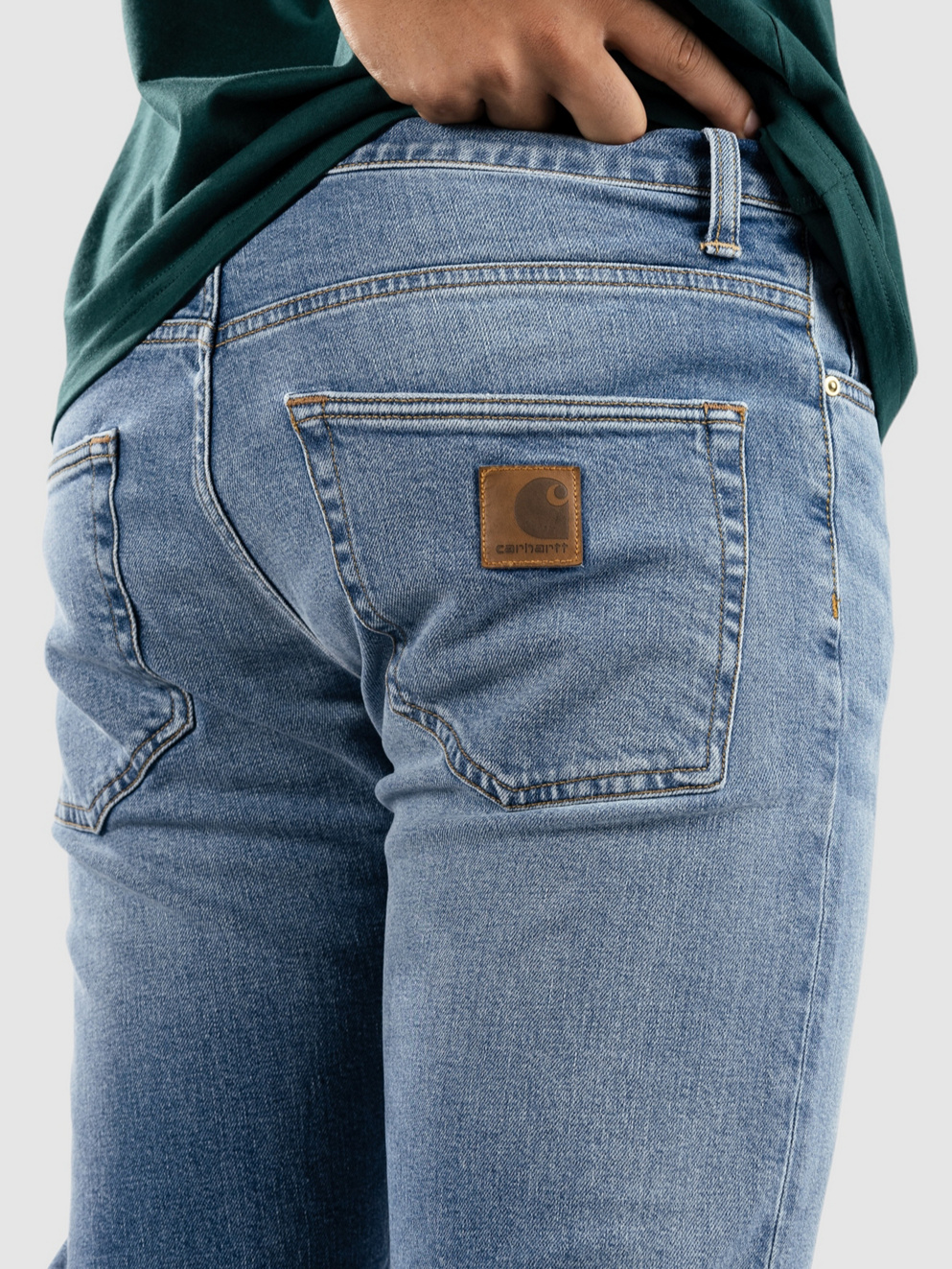 Carhartt WIP Klondike Jeans blue worn bleached