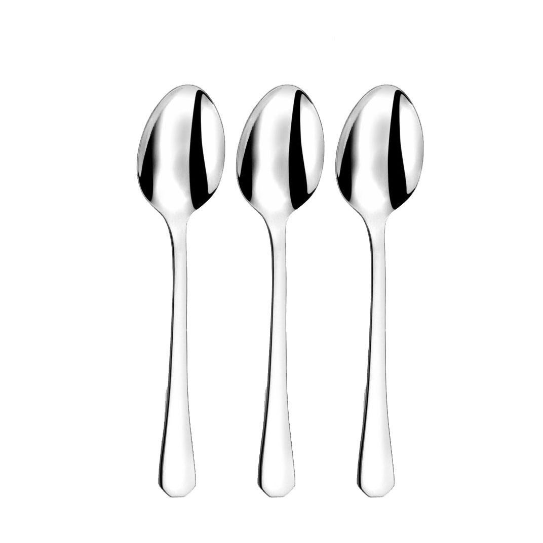 Lot de 3 cuillères à café GRAPHIC acier