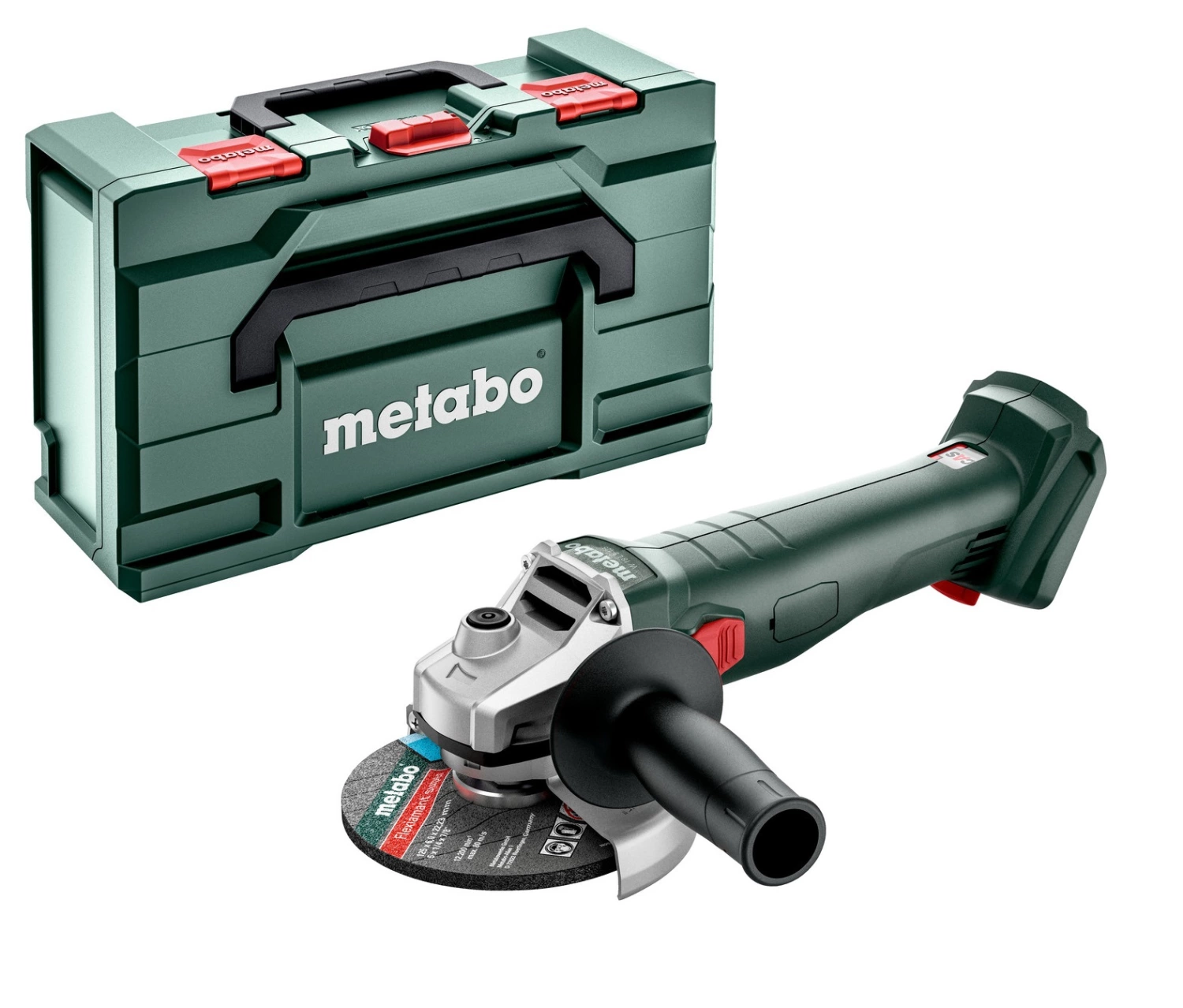 Metabo W 18 L 9-125 18V Accu-slijper body in MetaBox - 125 mm