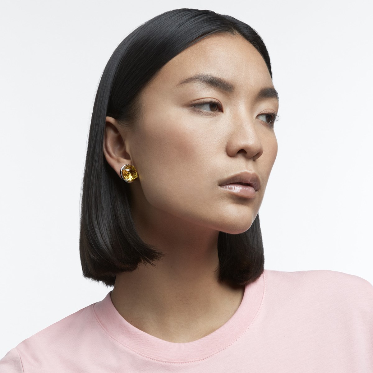 Boucles d'oreilles Swarovski HarmoniaCristal jaune