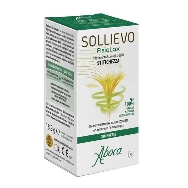 Aboca Sollievo Fisiolax Obstipação 45 Comprimidos