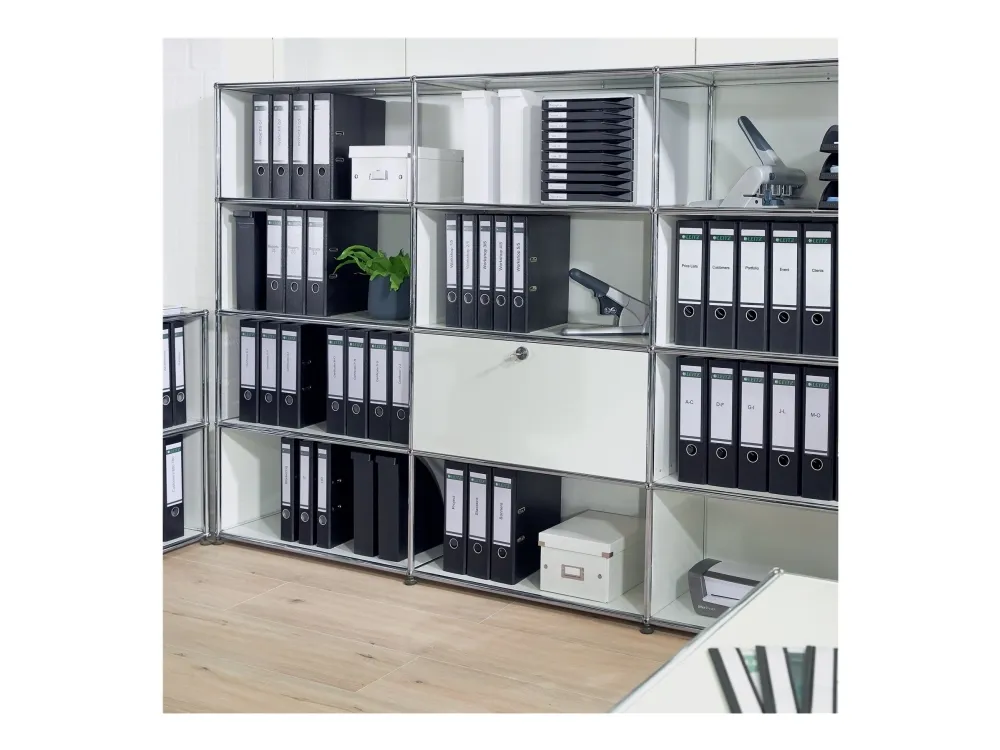 Hulapparat Leitz 5114 WOW 4-6 huls sort/sølv