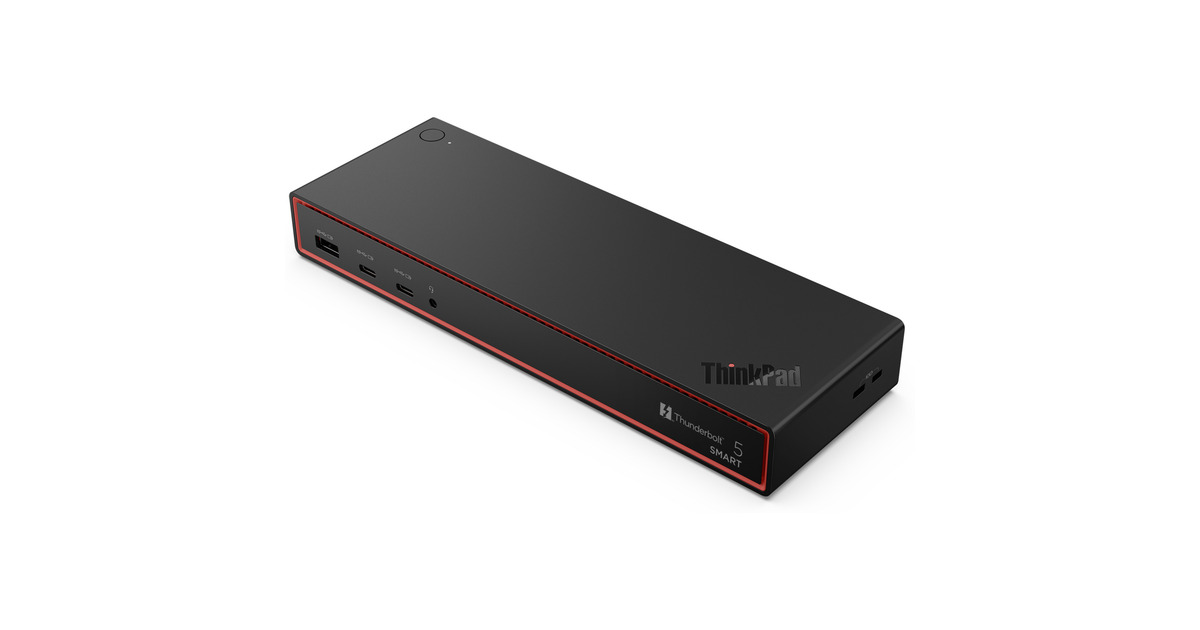 LenovoThinkPad Thunderbolt 5 Smart Dock 7500 dockingstation  (Zwart)
