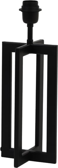 Light & Living lampenvoet Mace zwart 15 x 15 x 35 cm