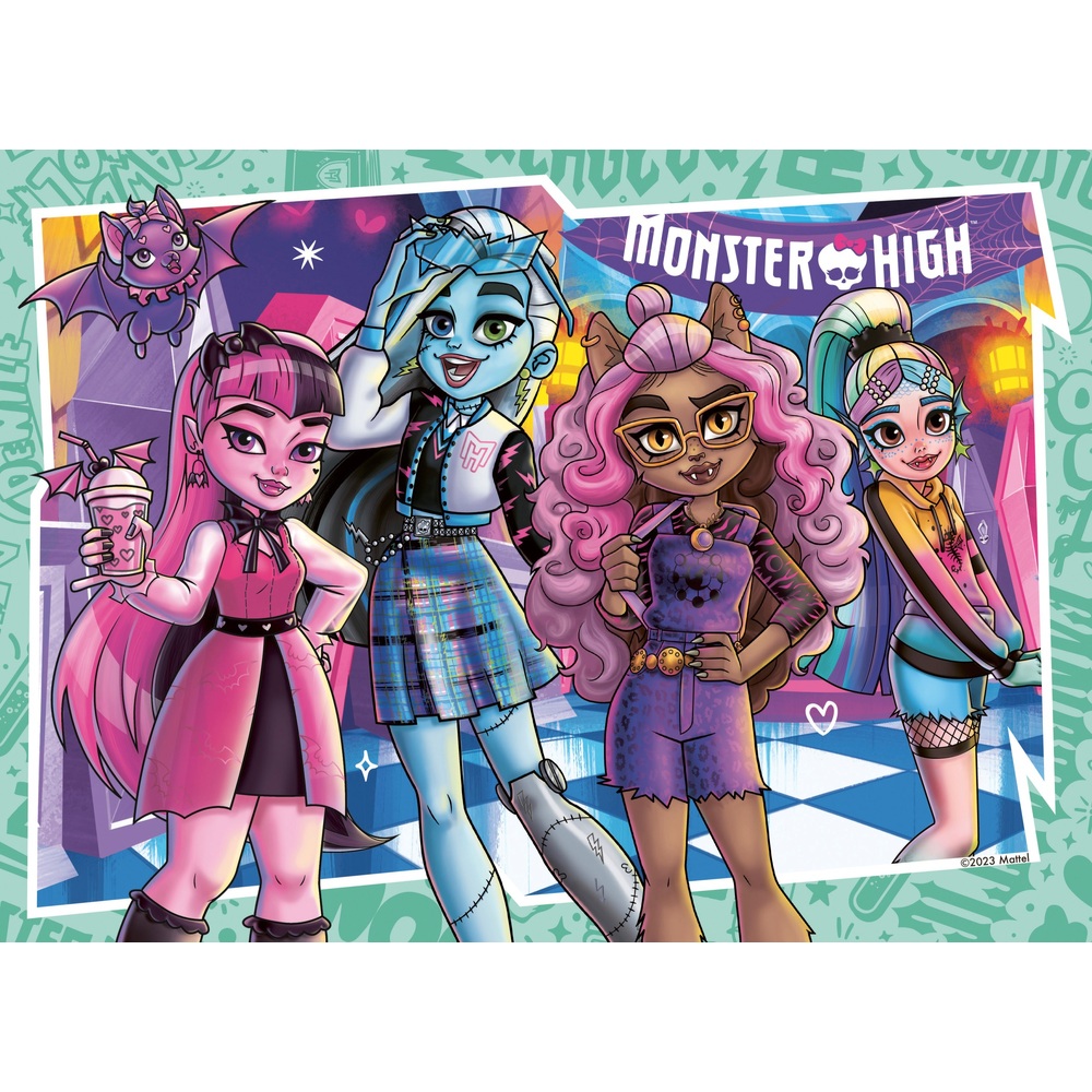 Ravensburger Monster High 4 x 100-teiliges Puzzle-Bumper-Pack