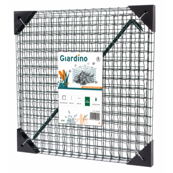 Giardino compostbak metaal groen 80 x 80 cm