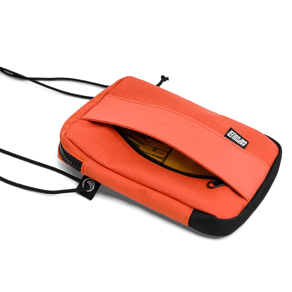 Capsuled Schoudertasje Oranje