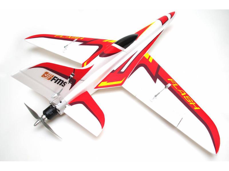 FMS Jet Flash 850 mm PNP inkl. Reflex Gyro Elektro Jet mit Druckpropeller und Reflex Gyro