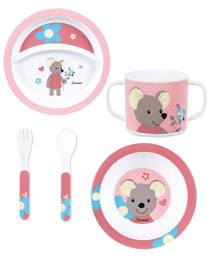 Kindergeschirr-Set MAUS MABEL 5-teilig in rosa