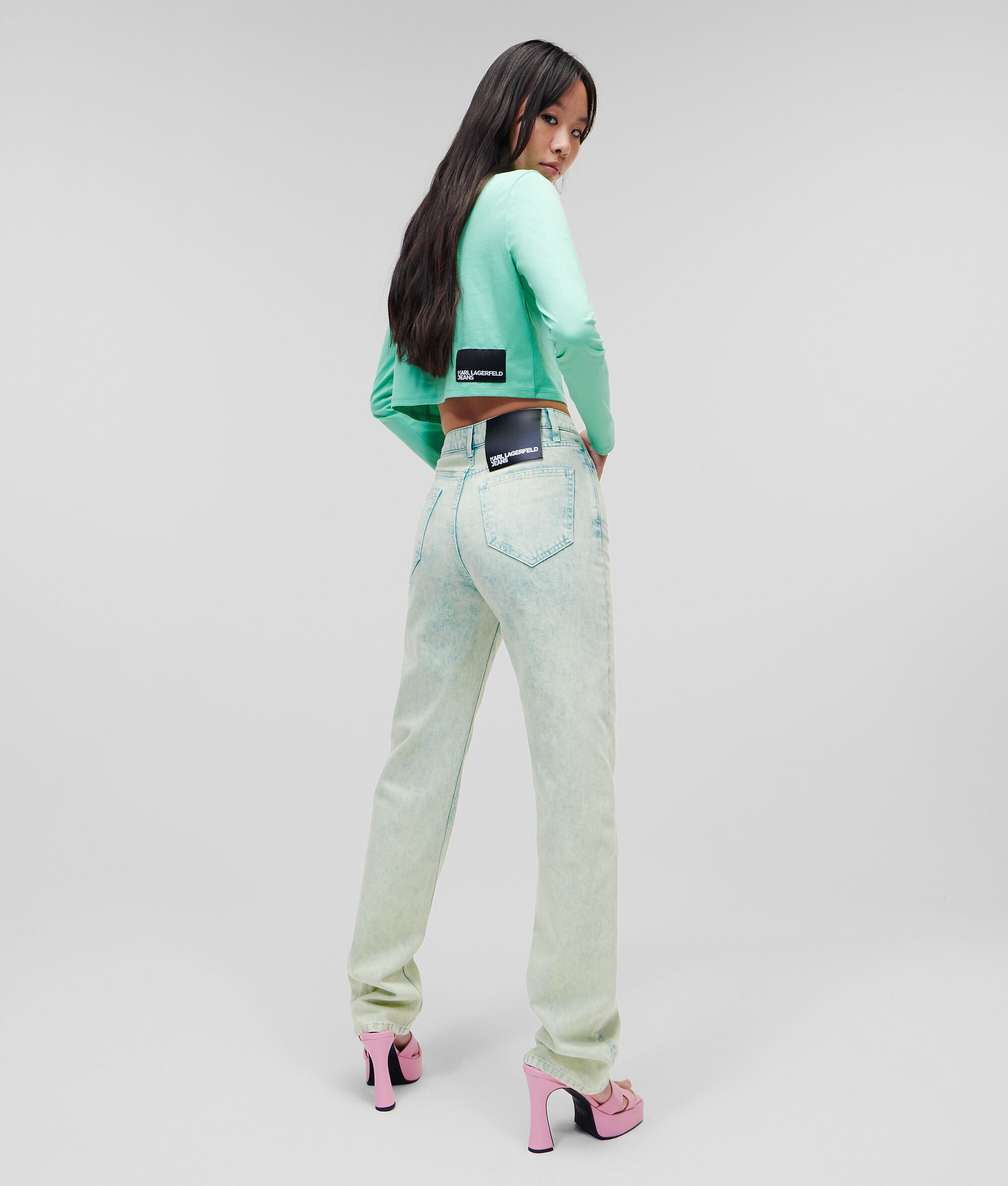 JEAN DROIT KLJ TAILLE HAUTE