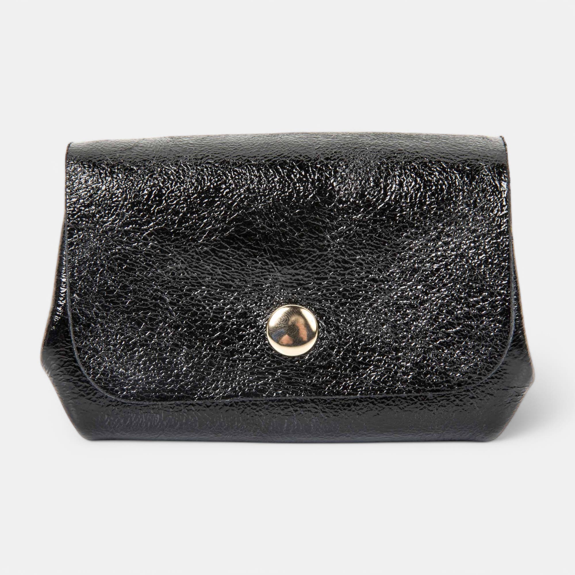 Petite maroquinerie en cuir noir