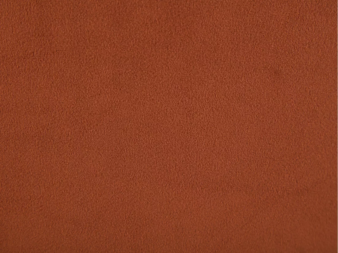Lot de 2 tabourets de bar en velours et métal noir - Hauteur réglable - Terracotta - PEGA de Pascal MORABITO