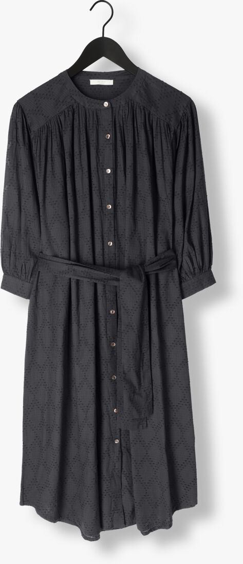 BY-BAR donkerblauwe by-bar midi jurk lucy structure dress