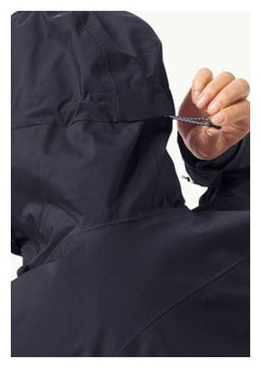Veste Imperméable Femme Jack Wolfskin Kammweg 2L Gris