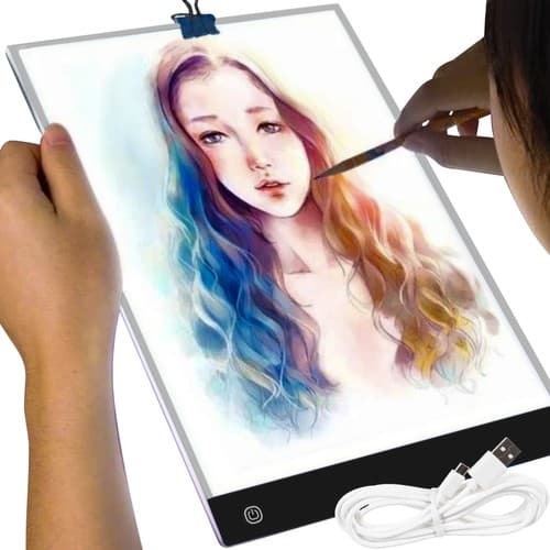 A4 LED Ritplatta - Ljusbord / Ljusplatta - Portabel