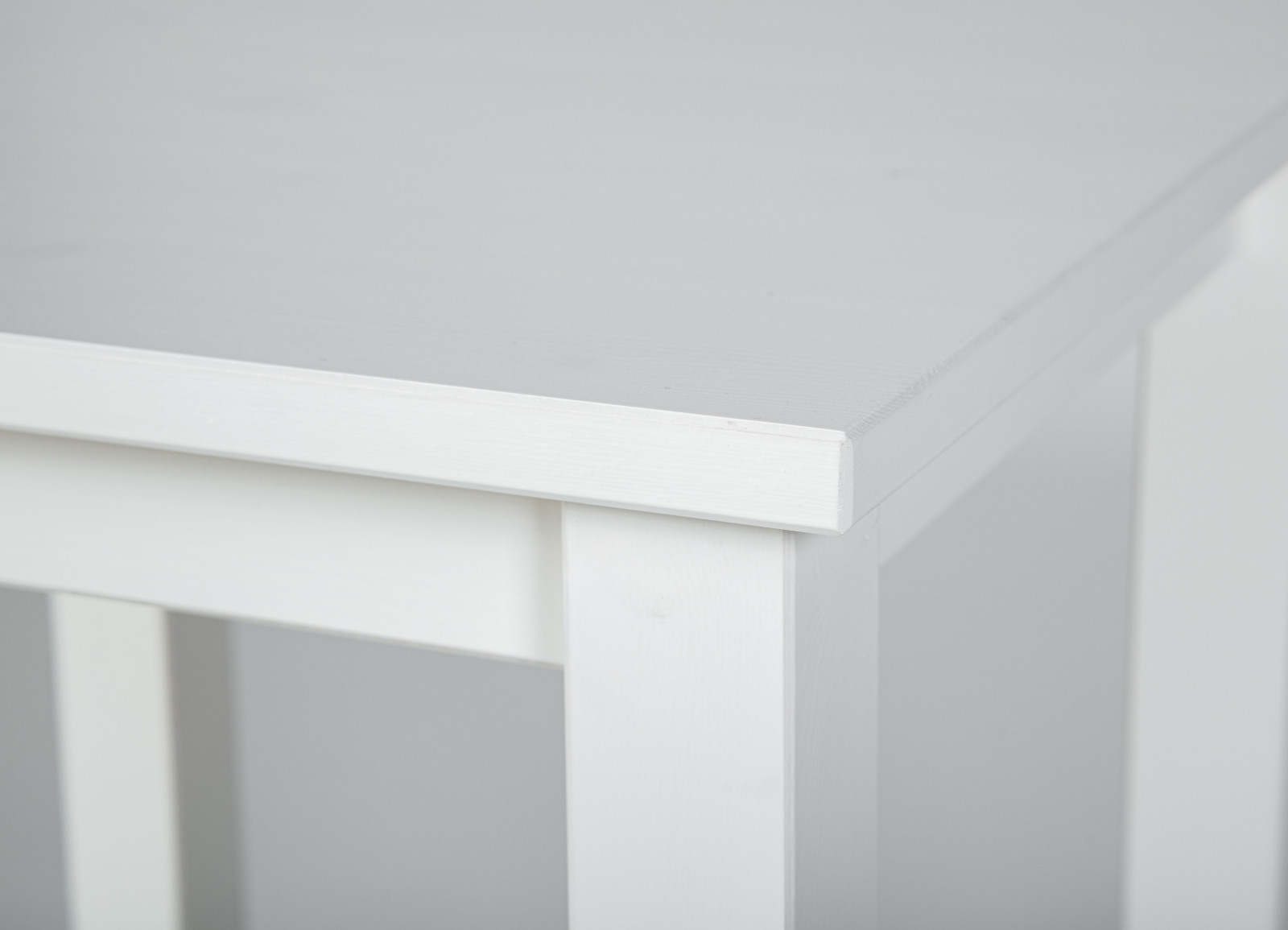 Beistelltisch ASGAR - weiß - 55 cm hoch