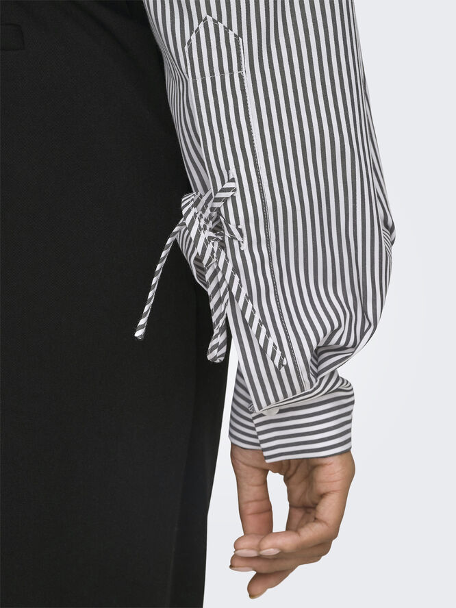 ONLY ONLACIA LIFE LS DETAIL SHIRT XT WVN Blå