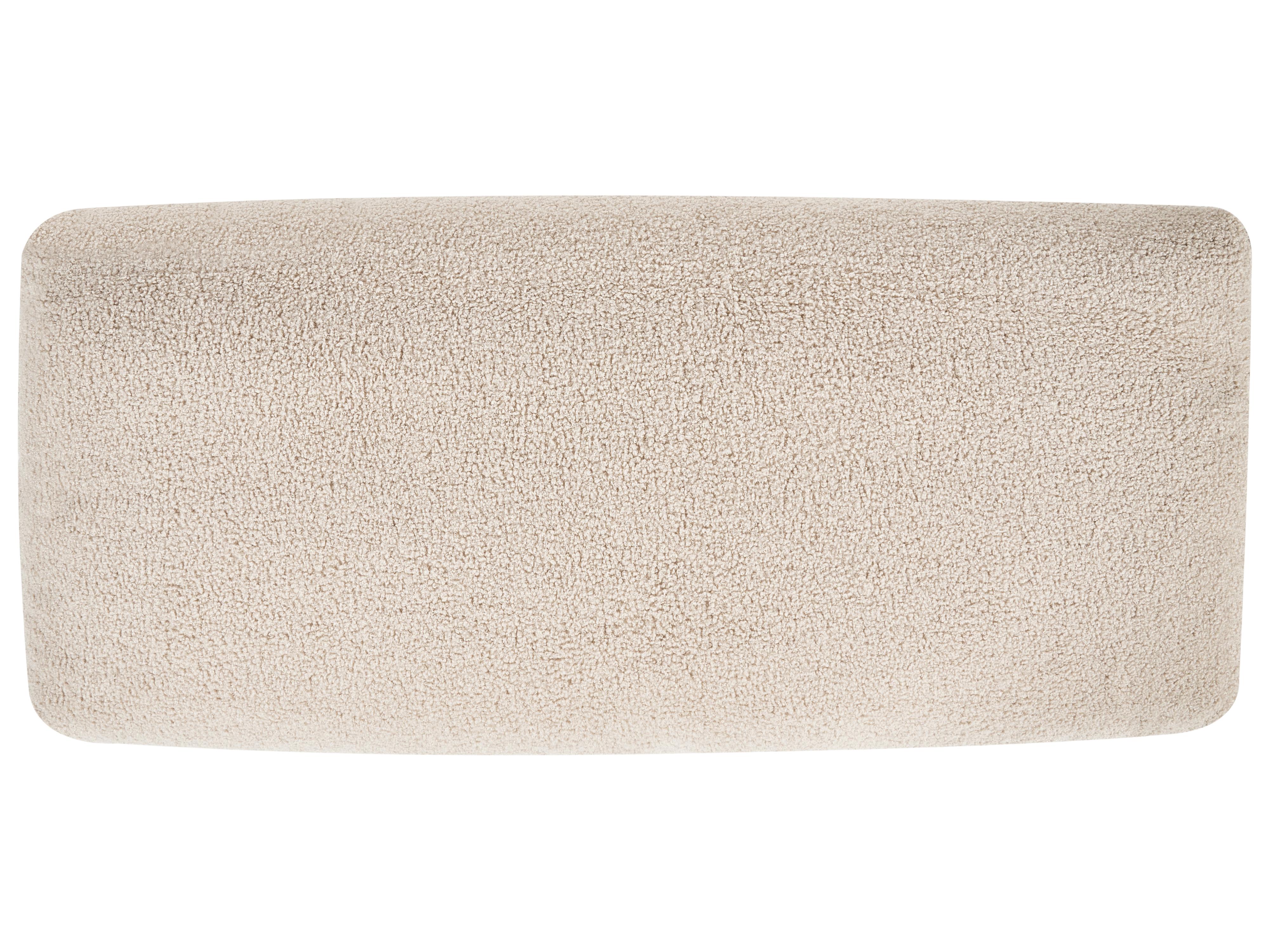 Slaapbank 3-zits KVAM Bouclé Lichtbeige met opbergruimte