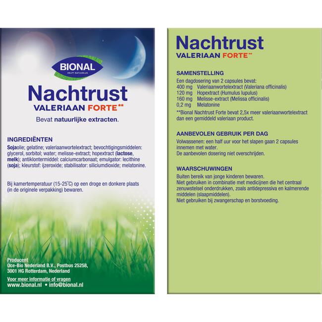 Bional Nachtrust Valeriaan Forte