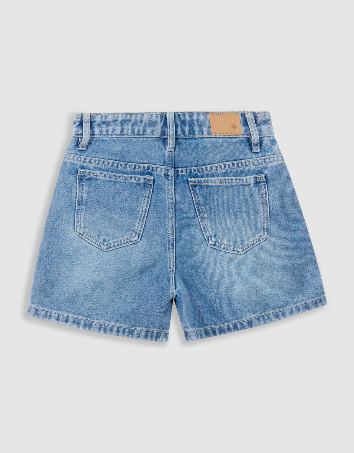 Denim Studs Short Blauw