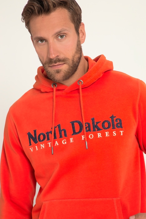 Hoodie, Kapuzensweater, Kängurutasche, North Dakota Stick