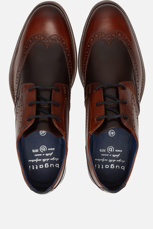 Bugatti Licio Eco Veterschoenen cognac Leer