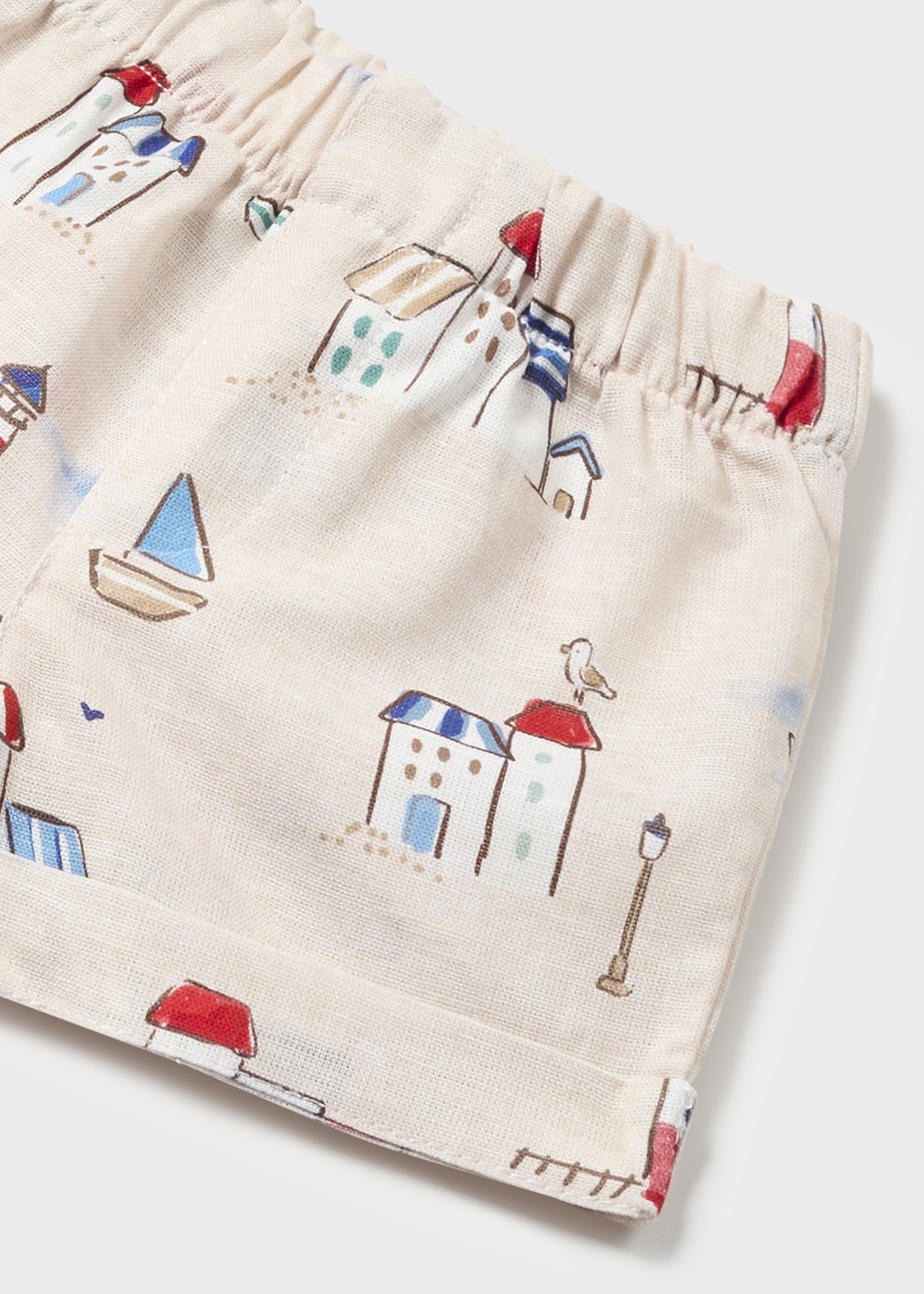 Conjunto Better Cotton de 2 peças, estampado, recém-nascido, branco