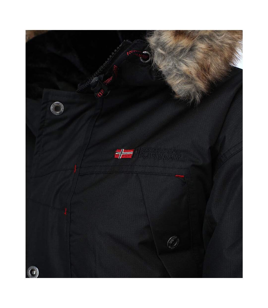 Parka hiver Geographical Norway Parka Abiosaure noir