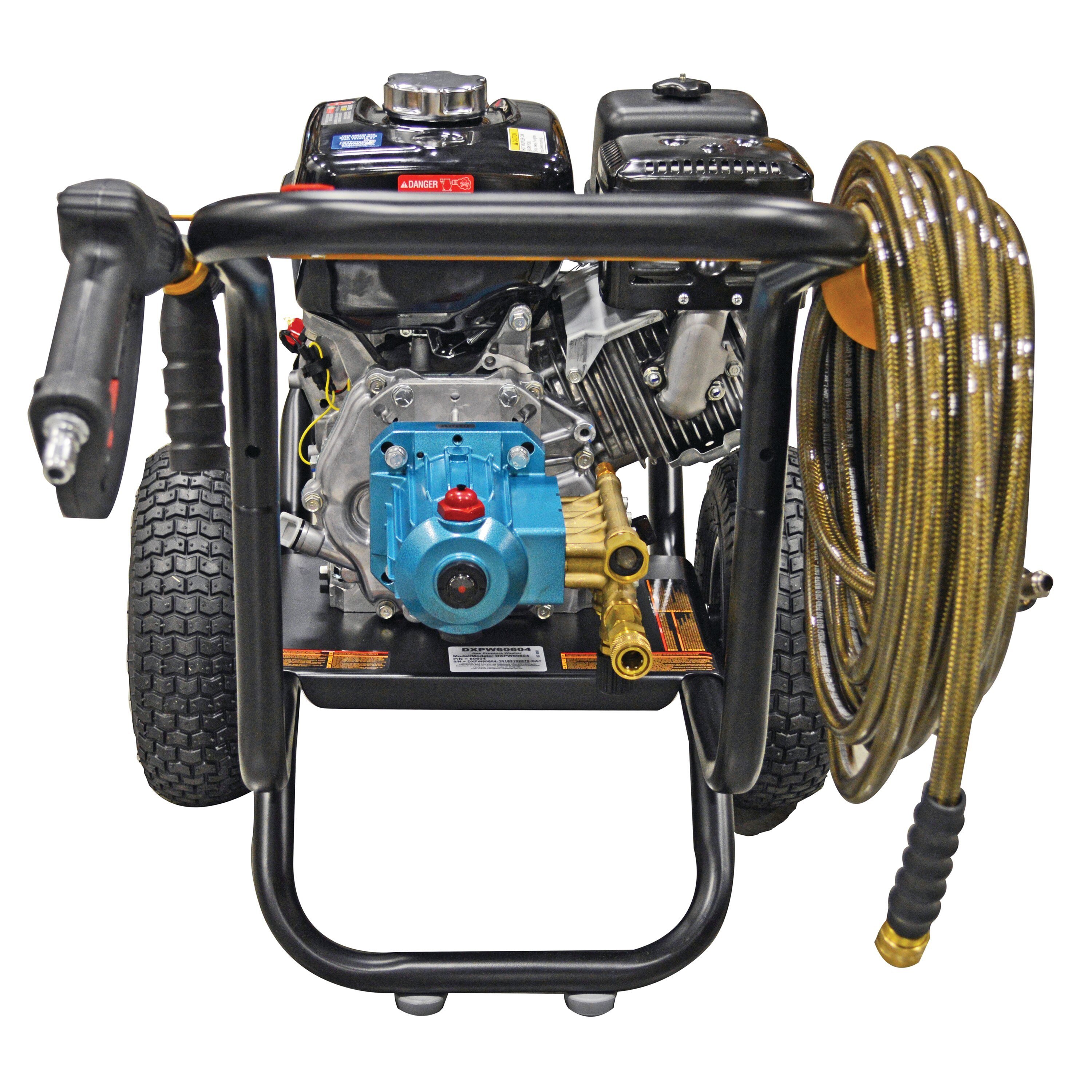 DEWALT DXPW60604 3800 PSI AT 3.5 GPM HONDA WITH CAT TRIPLEX PLUNGER PUMP COLD WATER PROFESSIONAL GAS PRESSURE WASHER?