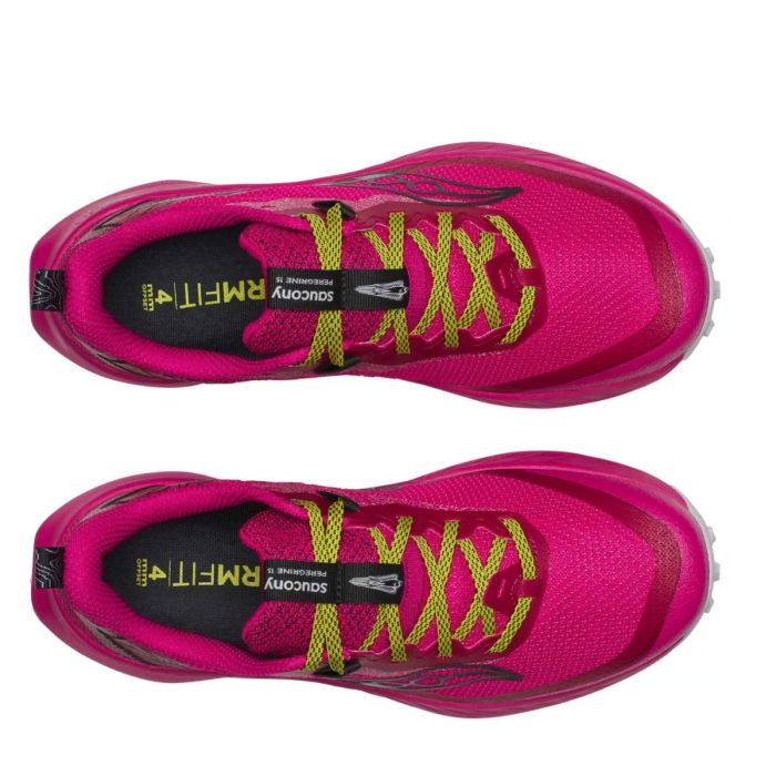 Saucony Dame Trailsko Peregrine 15 Rød