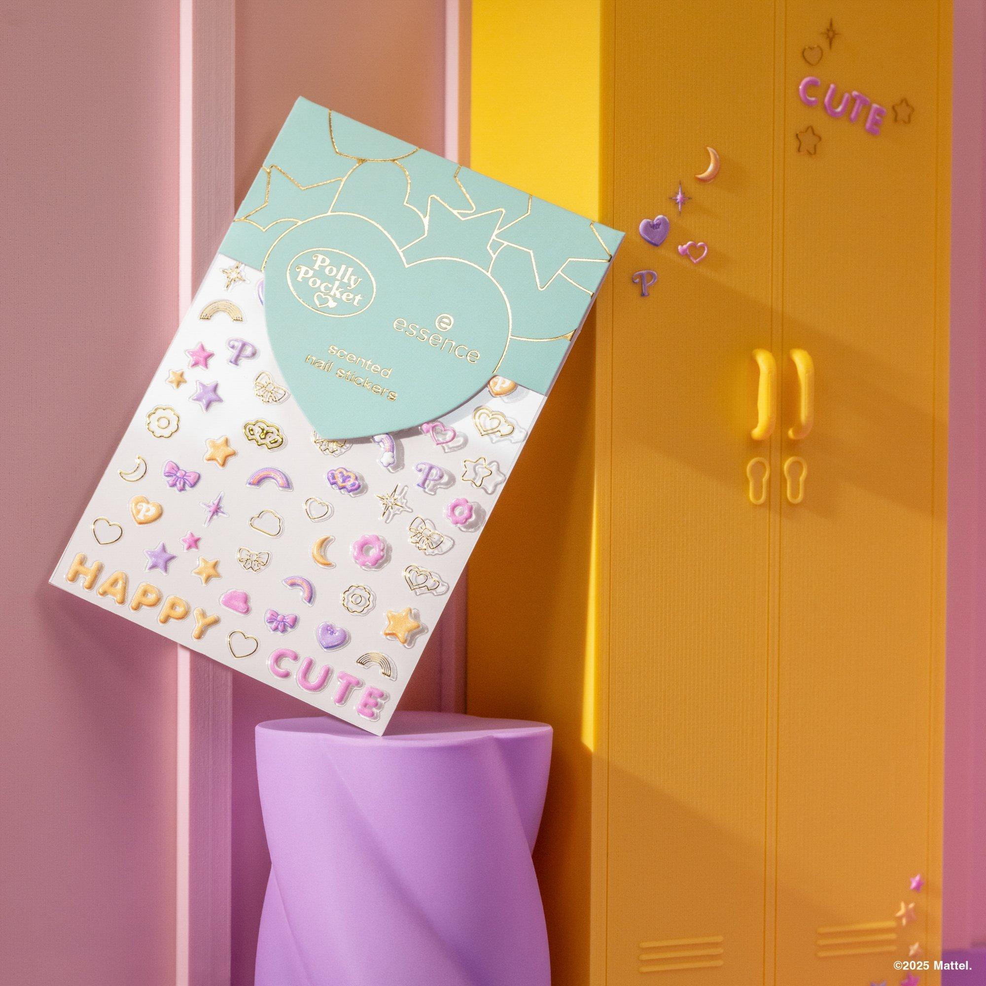 Polly Pocket scented nail stickers