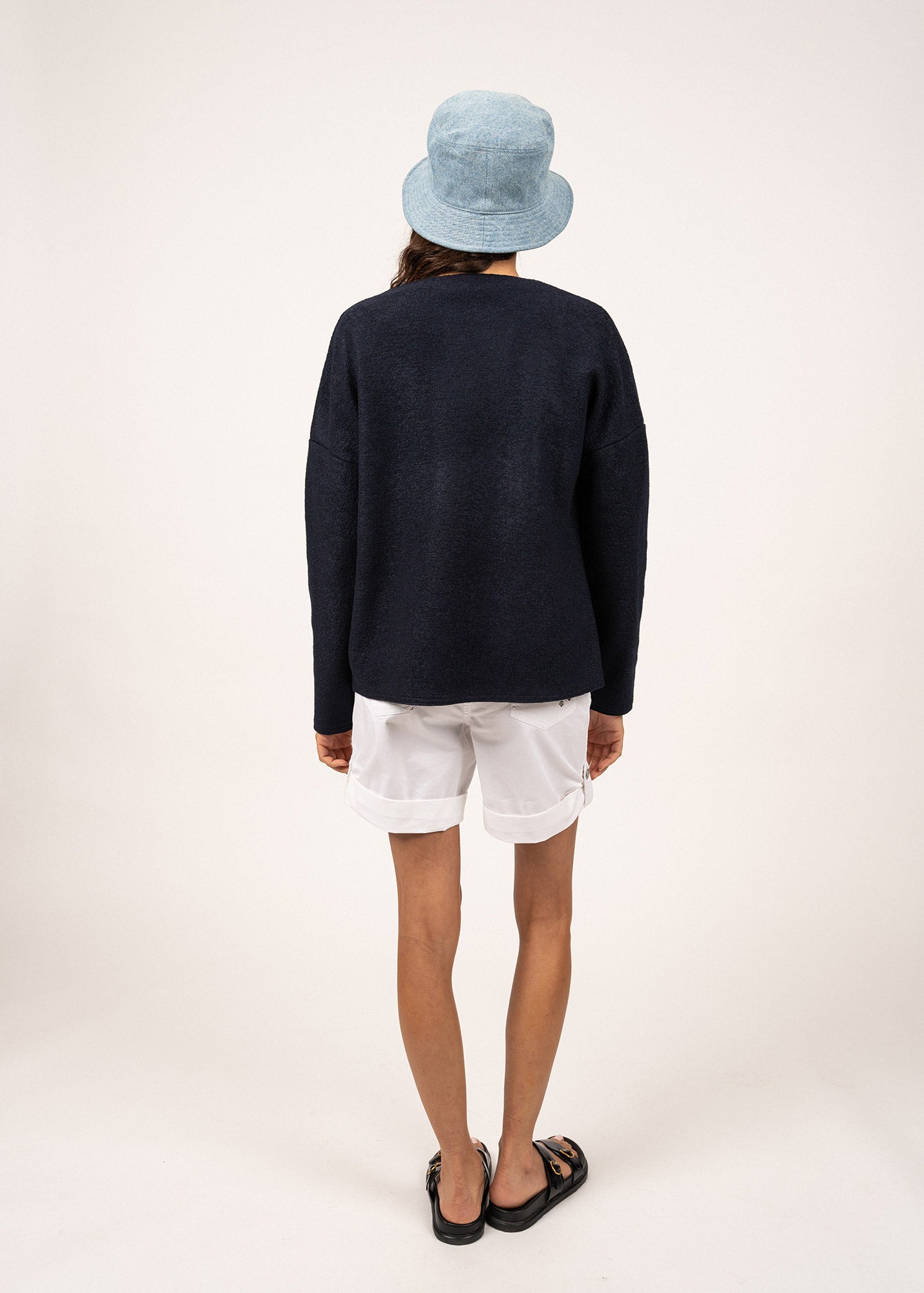 Veste en laine bouillie Erdeven