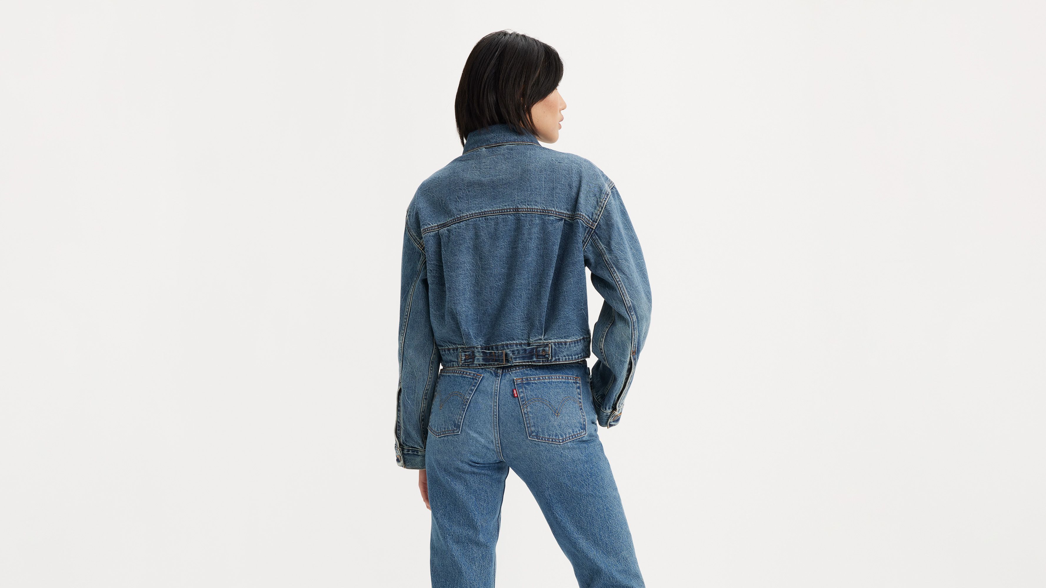 Veste Trucker ’90 Tailored - Missed My Flight - Bleu