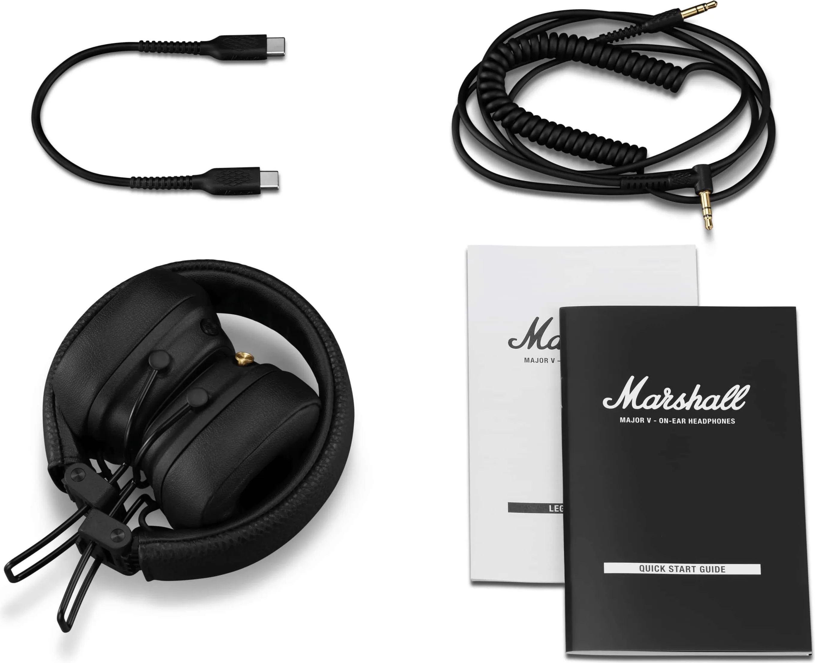 Marshall Major V Noir Casques Bluetooth