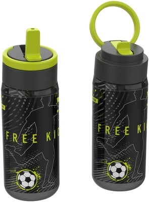 LunchBuddies Football Matboks og Flaske, Black