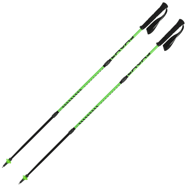 Bâton trail LACAL QUICK STICK CARBONE 120 FLUO GREEN/BLACK