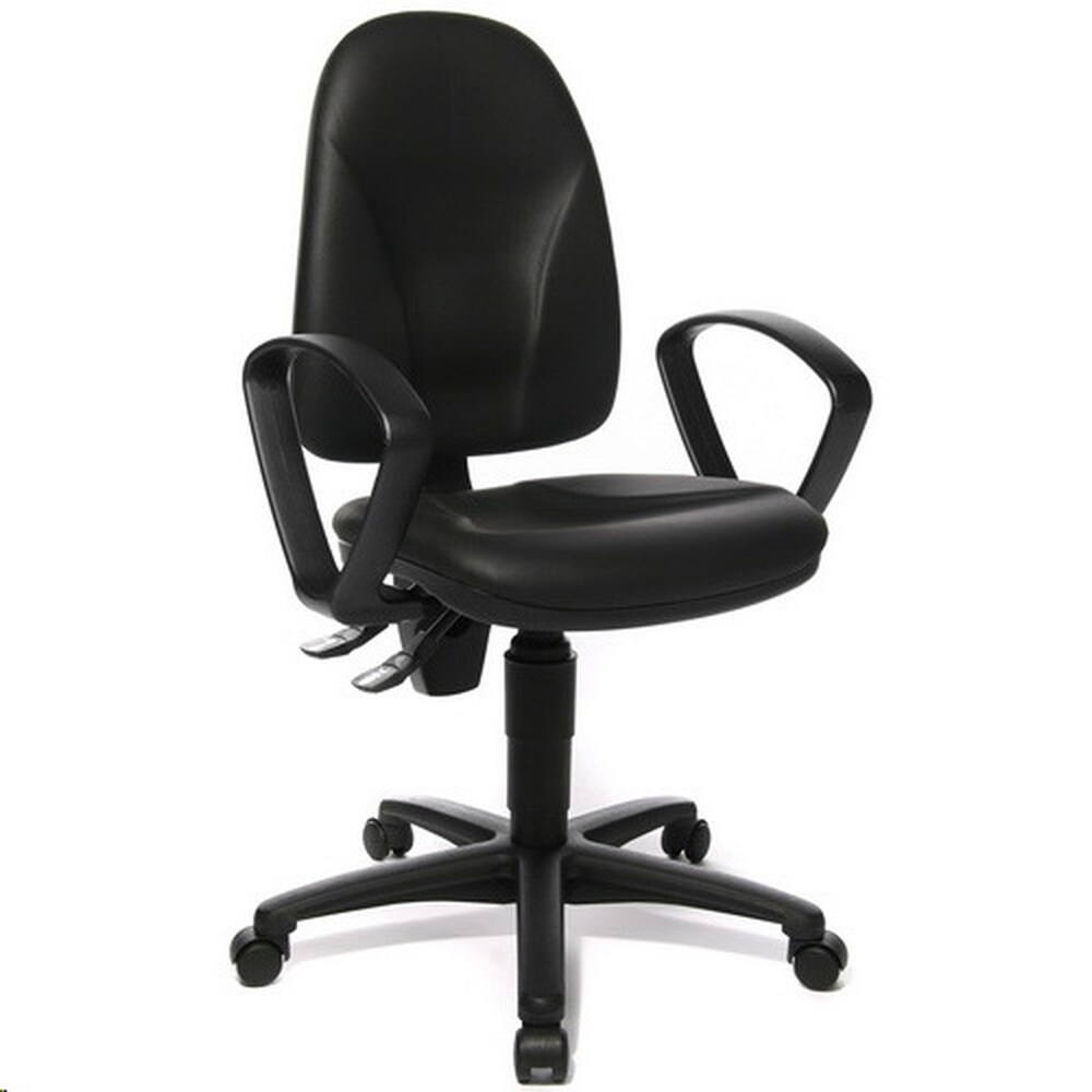 Profi Bürostuhl CALIFORNIA 20 HD Kunstleder mit Armlehnen (nicht höhenverstellbar) Topstar