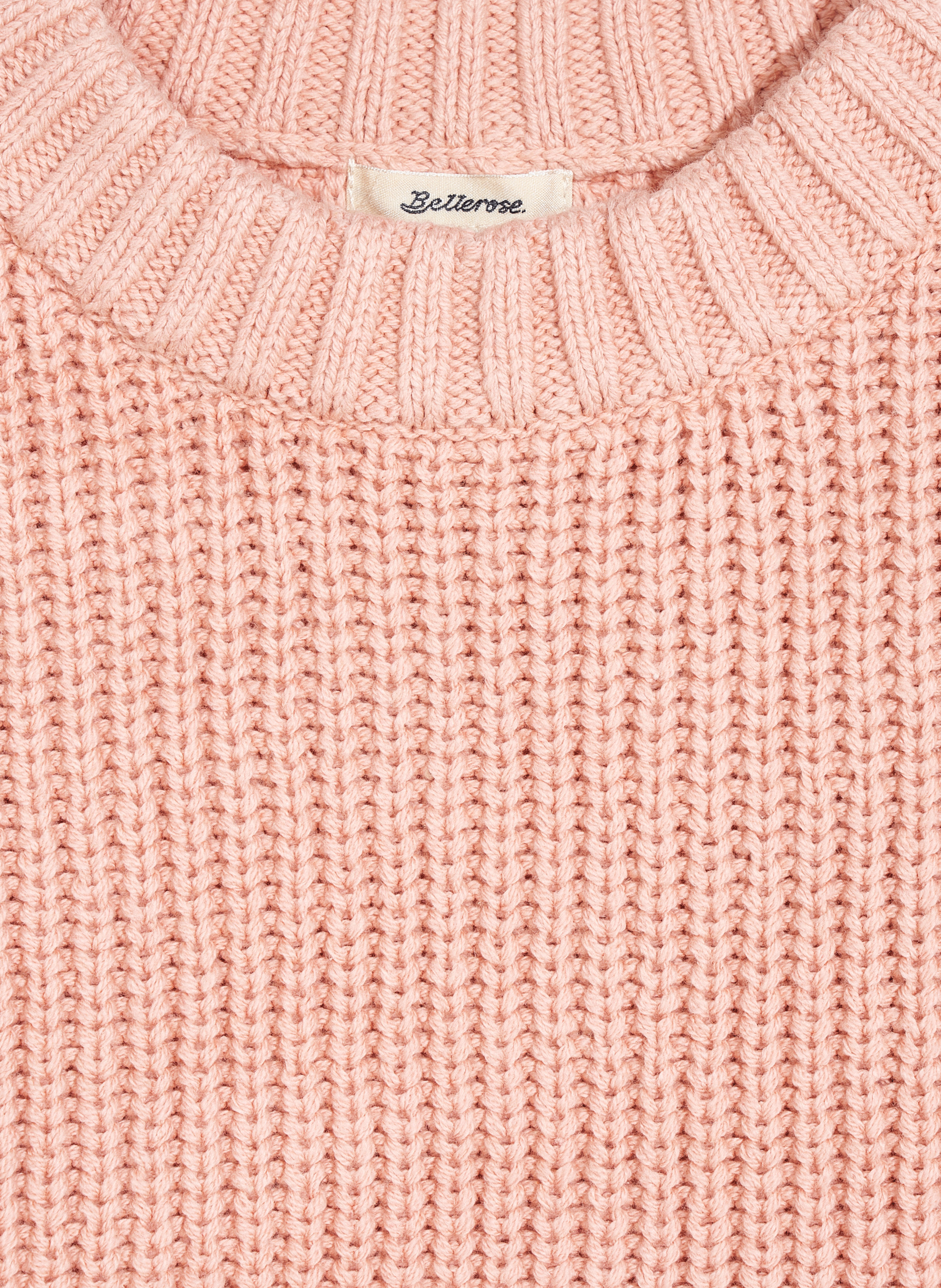 GELIO - Pull col rond ample | Rose