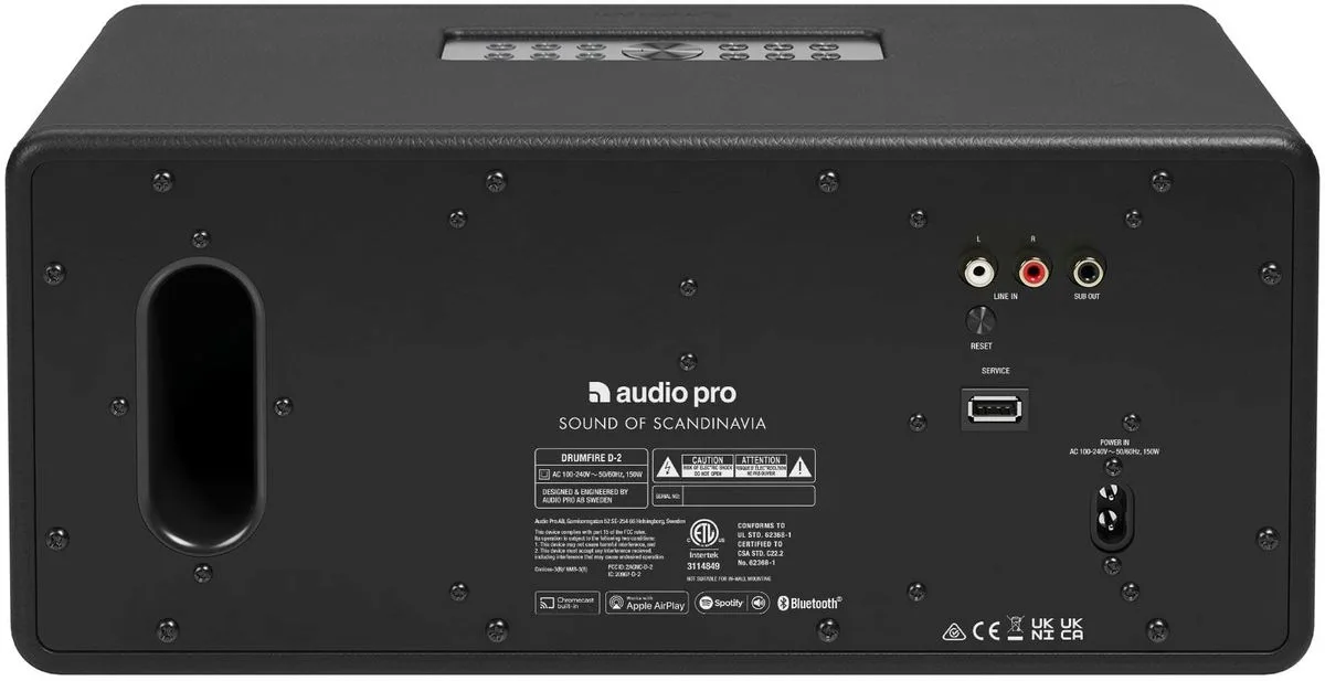 Audio Pro D2 Noir Enceintes connectées