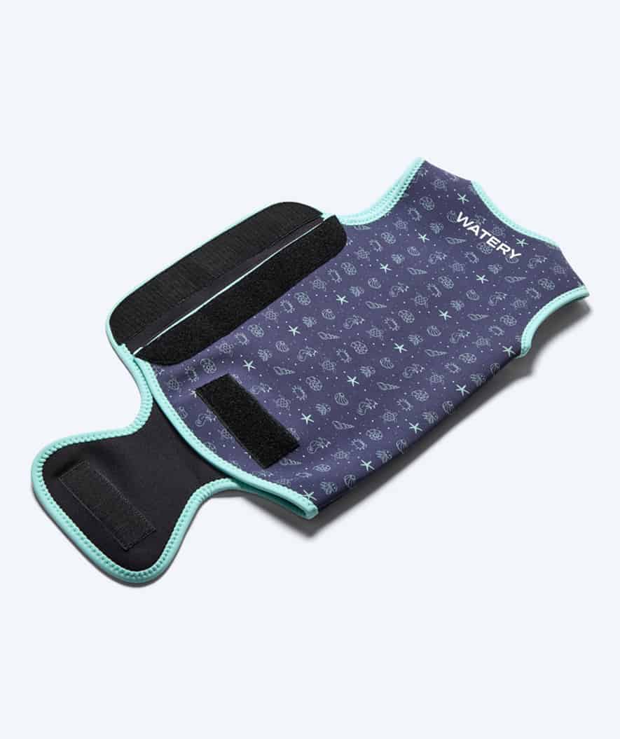 Watery våddragt til børn - Baia Wrap - Atlantic Turquoise