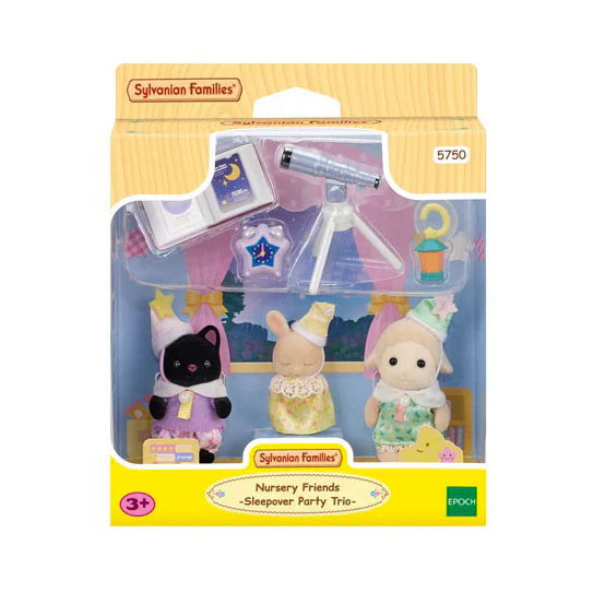 Sylvanian Families 5750 Trio Peutervriendjes - Pyjama Party