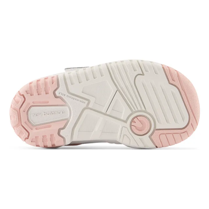 New Balance Baskets Lacets et Scratchs 550 Classic | Rose pâle