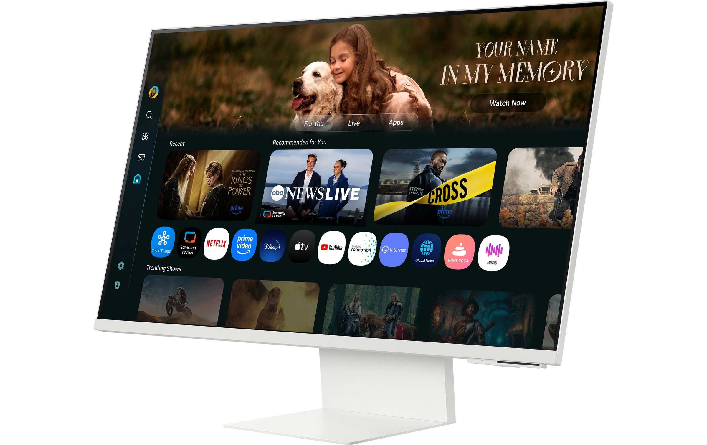 Samsung LCD-Monitor »Monitor M8 LS32FM801UUXEN« 81,28 cm/32 ″  3840 x 2160 px 60 Hz Webcam