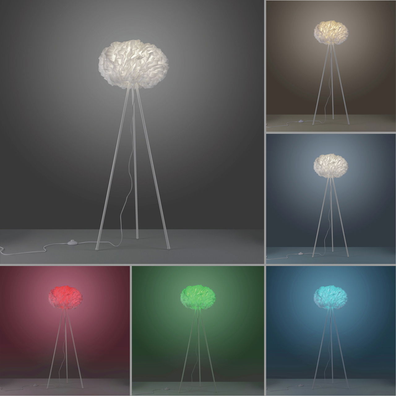 Just Light LED-Stehleuchte LOLASMART-NAOMI