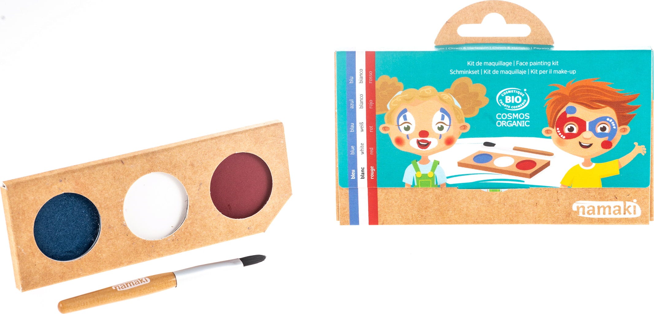 namaki  Clown & Harlequin Face Painting Kit